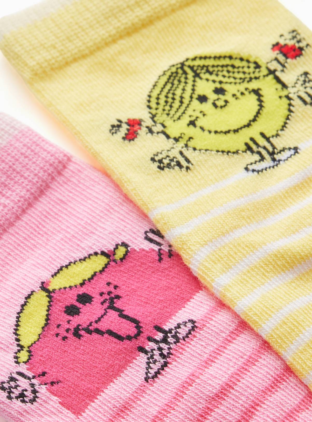 Little Miss Ankle Socks 3 Pack 6-8.5 Infant - Image 2